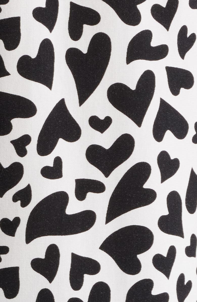 Rails Kathryn Heart Print Long Sleeve Button-Up Shirt, Alternate, color, Ivory Amore