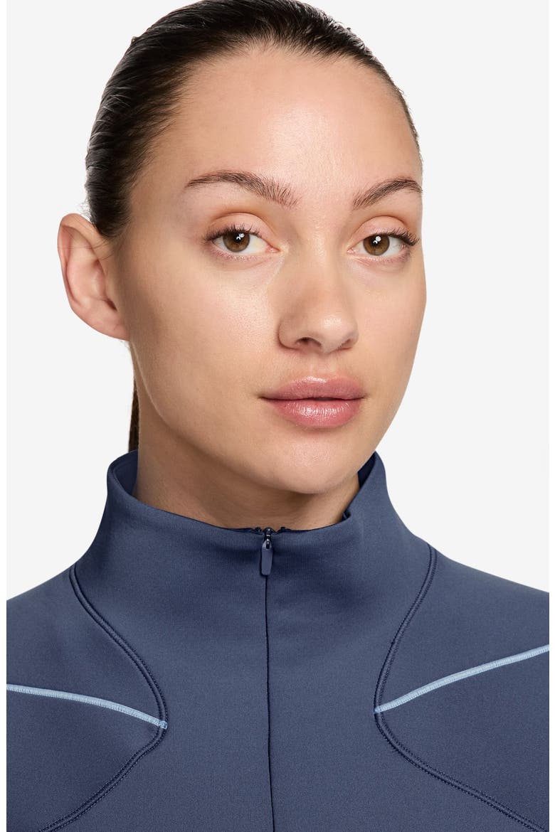 Universa Dri-FIT Quarter Zip Pullover, Alternate, color, 499 WORLD INDIGO/ WORK BLUE