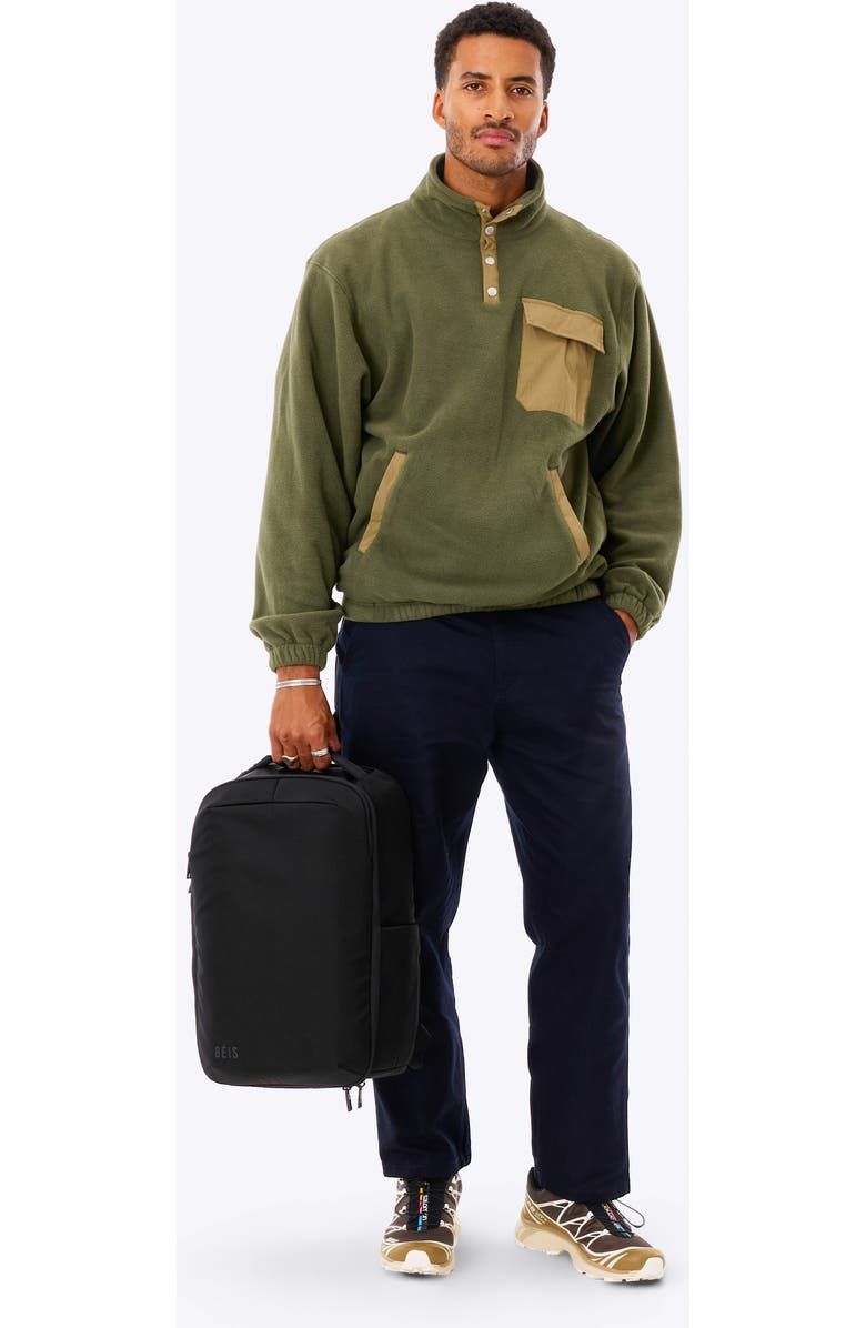 Béis The Pro Travel Backpack, Alternate, color, Black