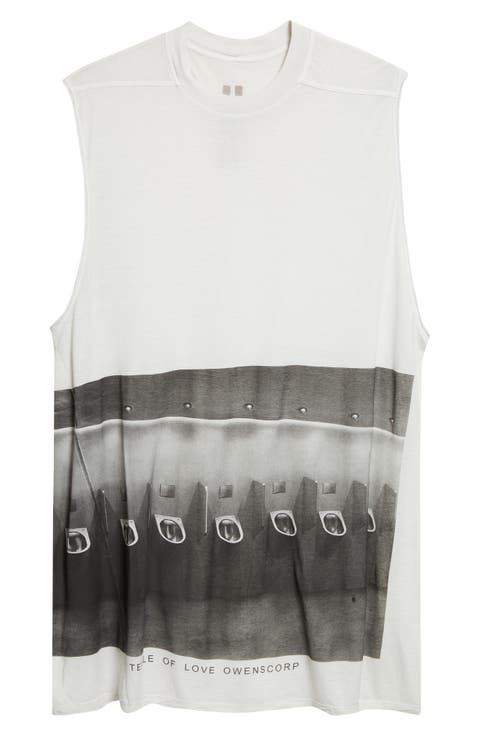 Jumbo Graphic Cotton Muscle Tee