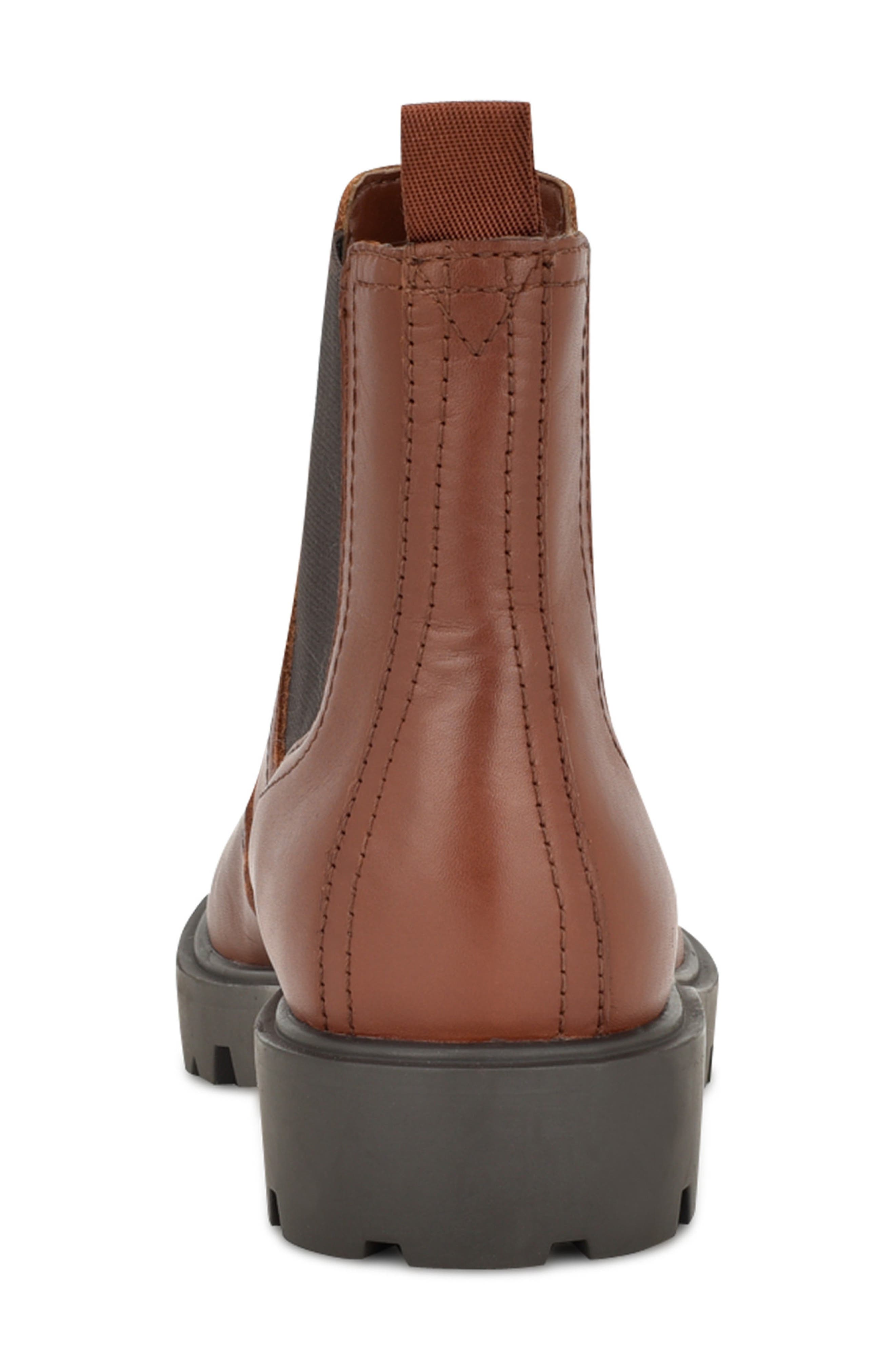 Nine West Yeeps Chelsea Boot, Alternate, color, Brown Leather