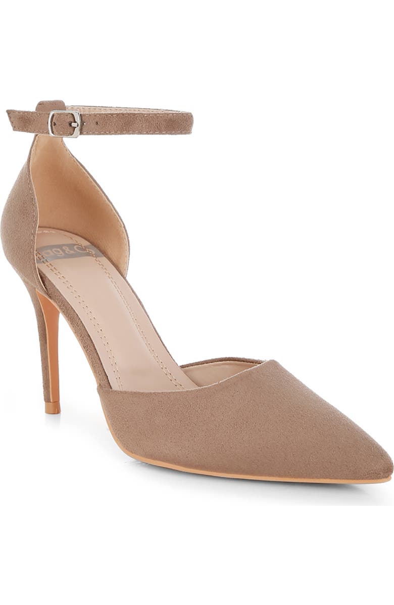 Rag & Co Dolona Pointed Toe Pump, Main, color, Taupe