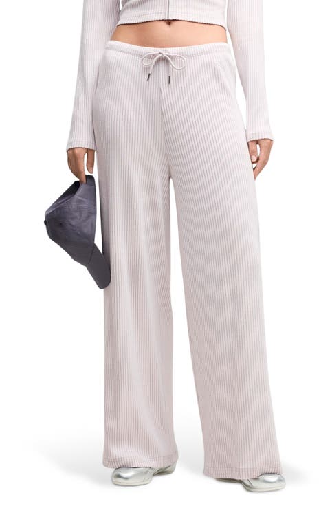 Ribbed Wide Leg Pants