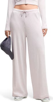 PUMA Ribbed Wide Leg Pants