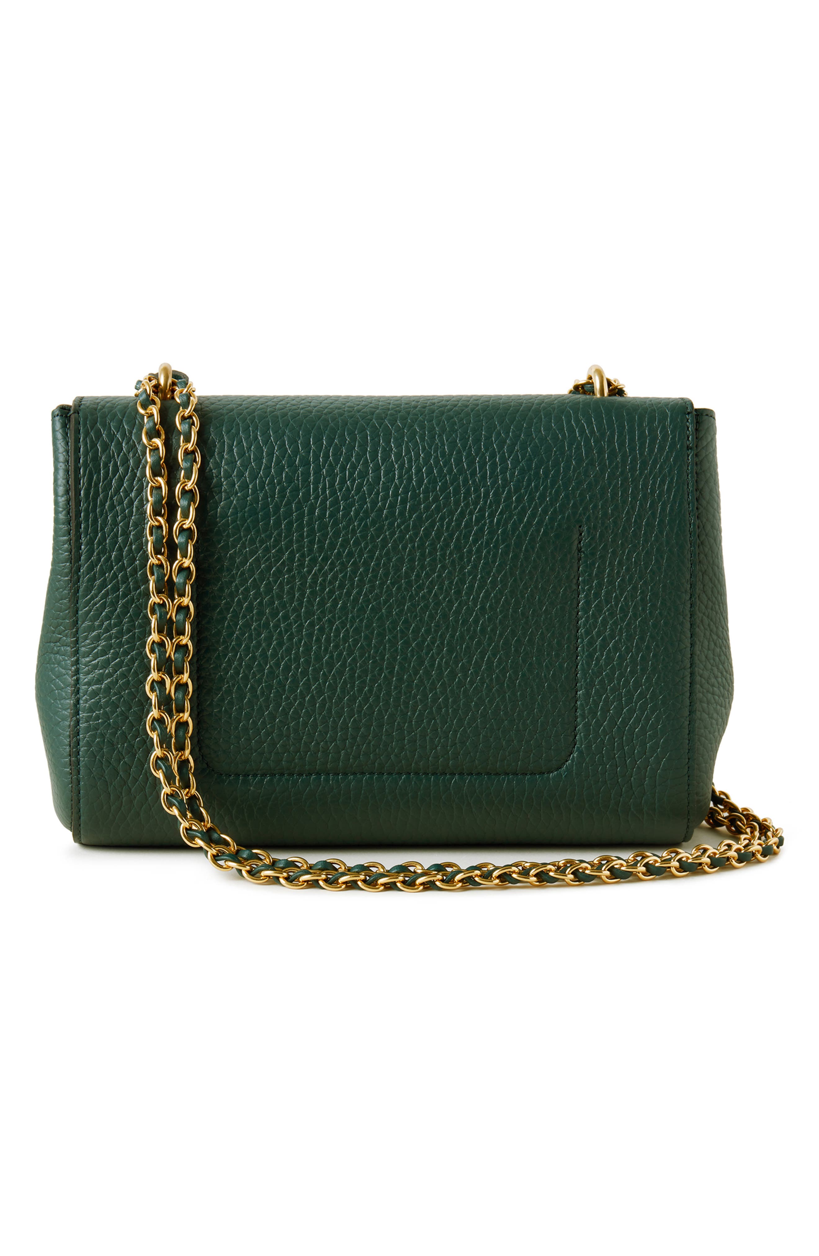 Mulberry Lily Heavy Grain Leather Satchel, Alternate, color, Mulberry Green