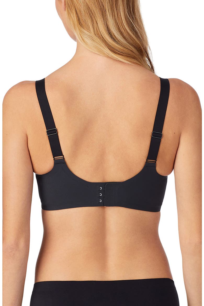 Le Mystére Smooth Shape Unlined Bra, Alternate, color, BLACK
