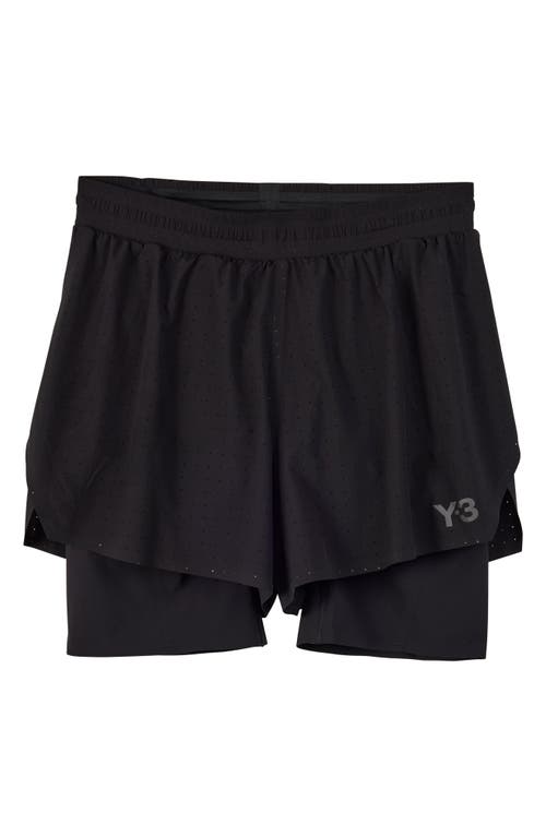 Y-3 Run 2-in-1 Shorts In Black