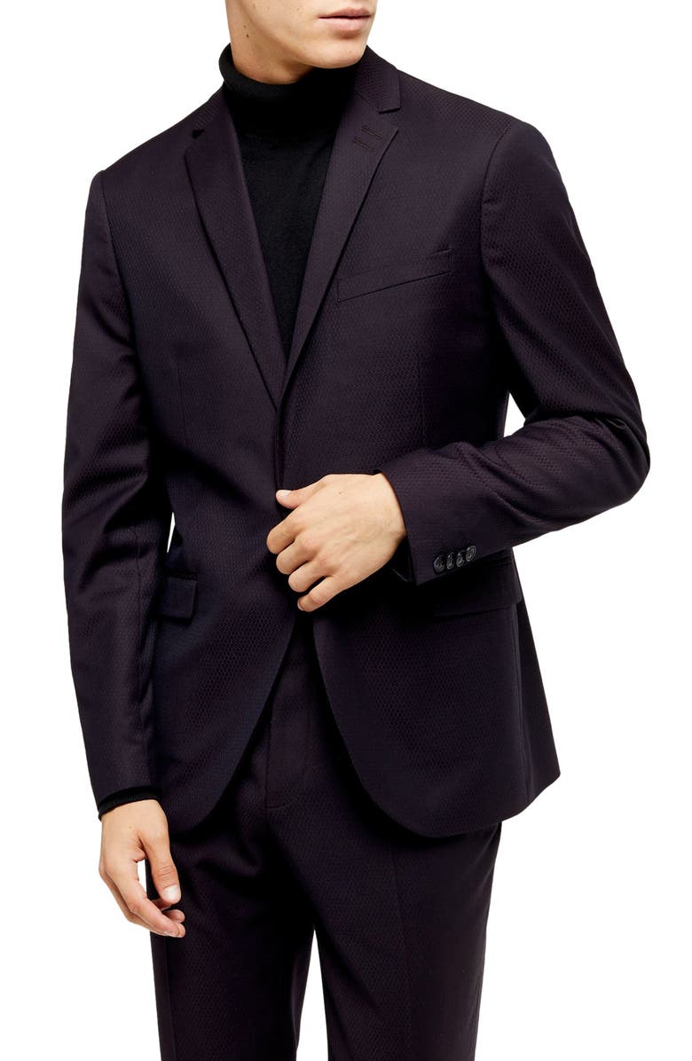 Topman Burg Maverick SB1 Slim Fit Sport Coat, Main, color, 