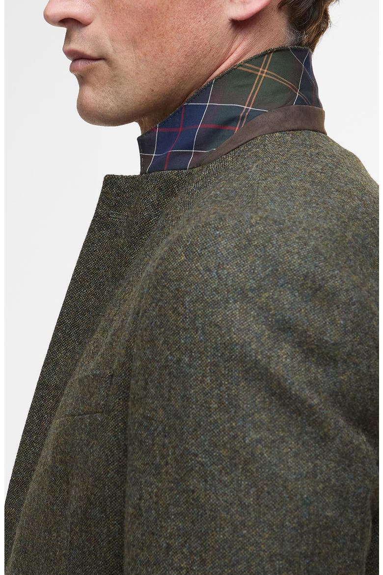 Godfrey Moons Shetland Brushed Wool Mélange Sport Coat, Alternate, color, OLIVE