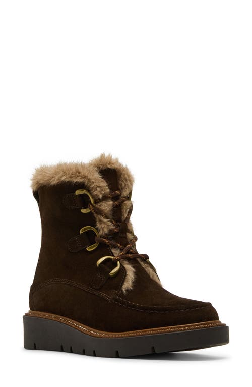 Blondo Monday Waterproof Lace-up Boot In Brown