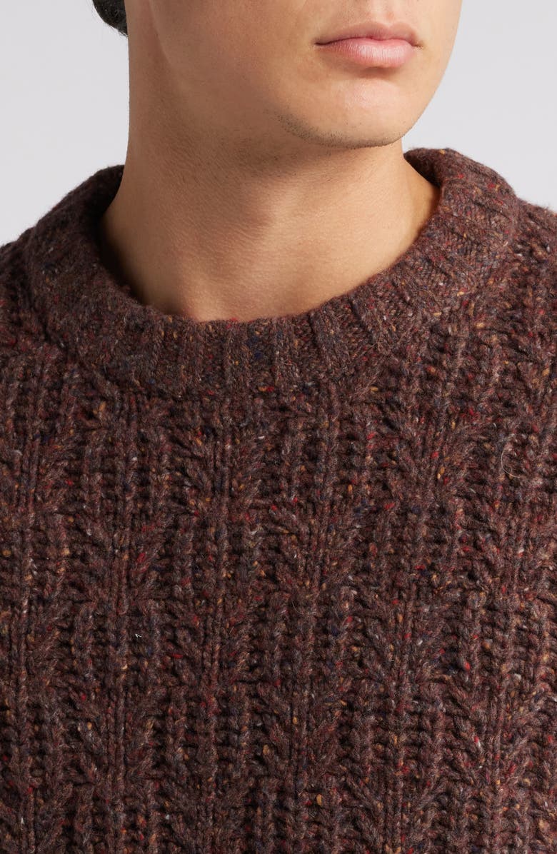 Wax London Wilde Cable Stitch Wool Blend Sweater, Alternate, color,