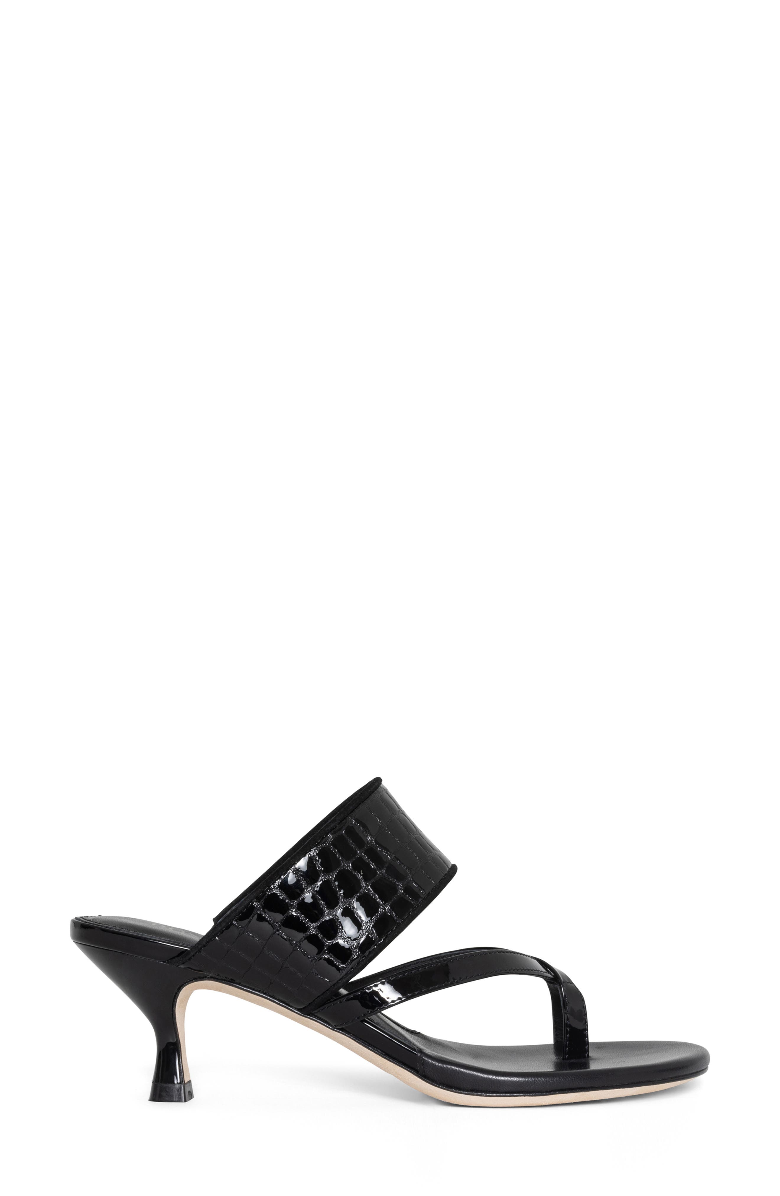 Donald Pliner Louka Kitten Heel Sandal, Alternate, color, Black