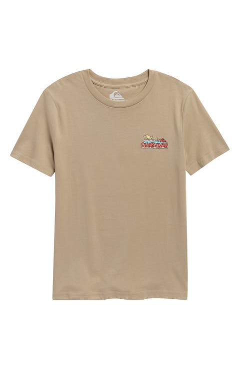 Kids' Dog Wave Graphic Cotton T-Shirt (Little Kid)