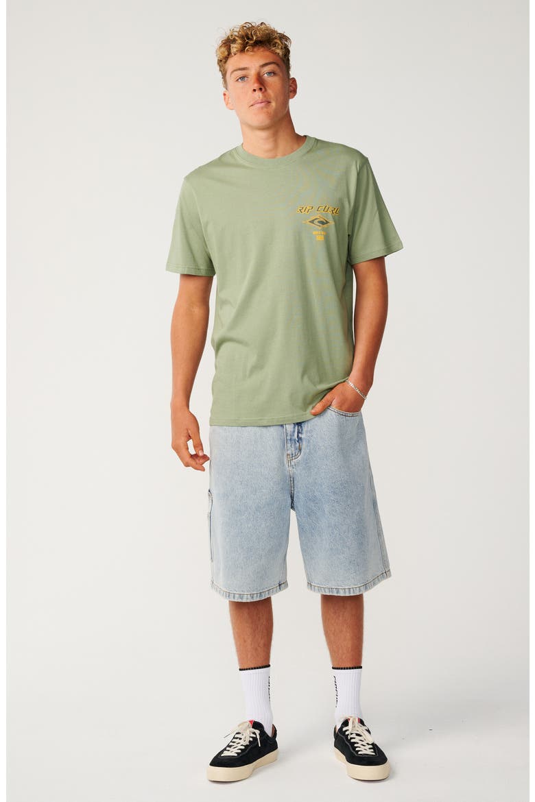 Fade Out Icon Cotton Graphic T-Shirt, Alternate, color, SAGE