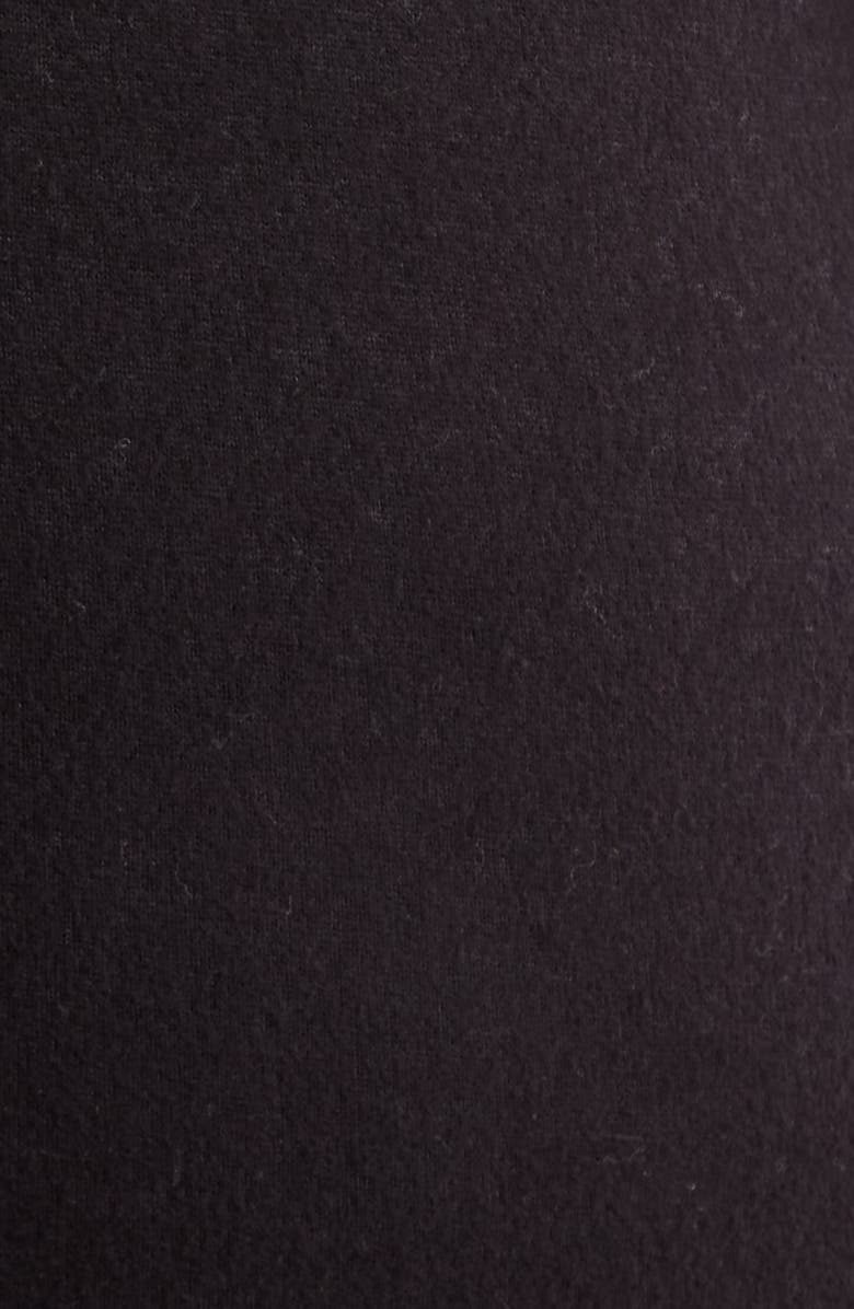 Nordstrom Brushed Hacci Pajamas, Alternate, color, Black