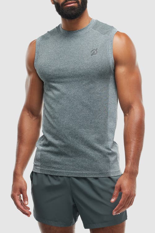 Peloton Seamless Muscle Tank In Urban Green
