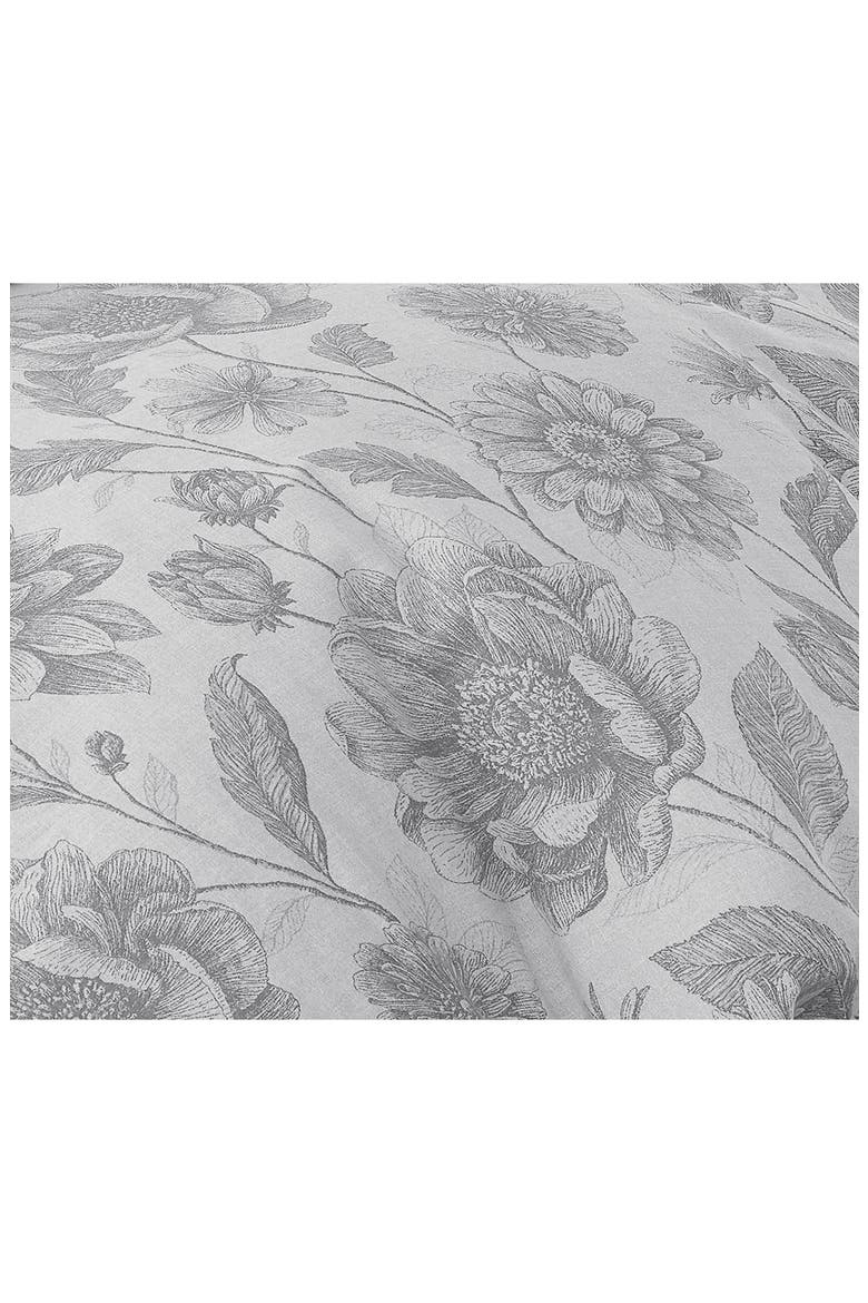 Floral Meadow 100% Organic Cotton Comforter Set, Alternate, color, GRAY