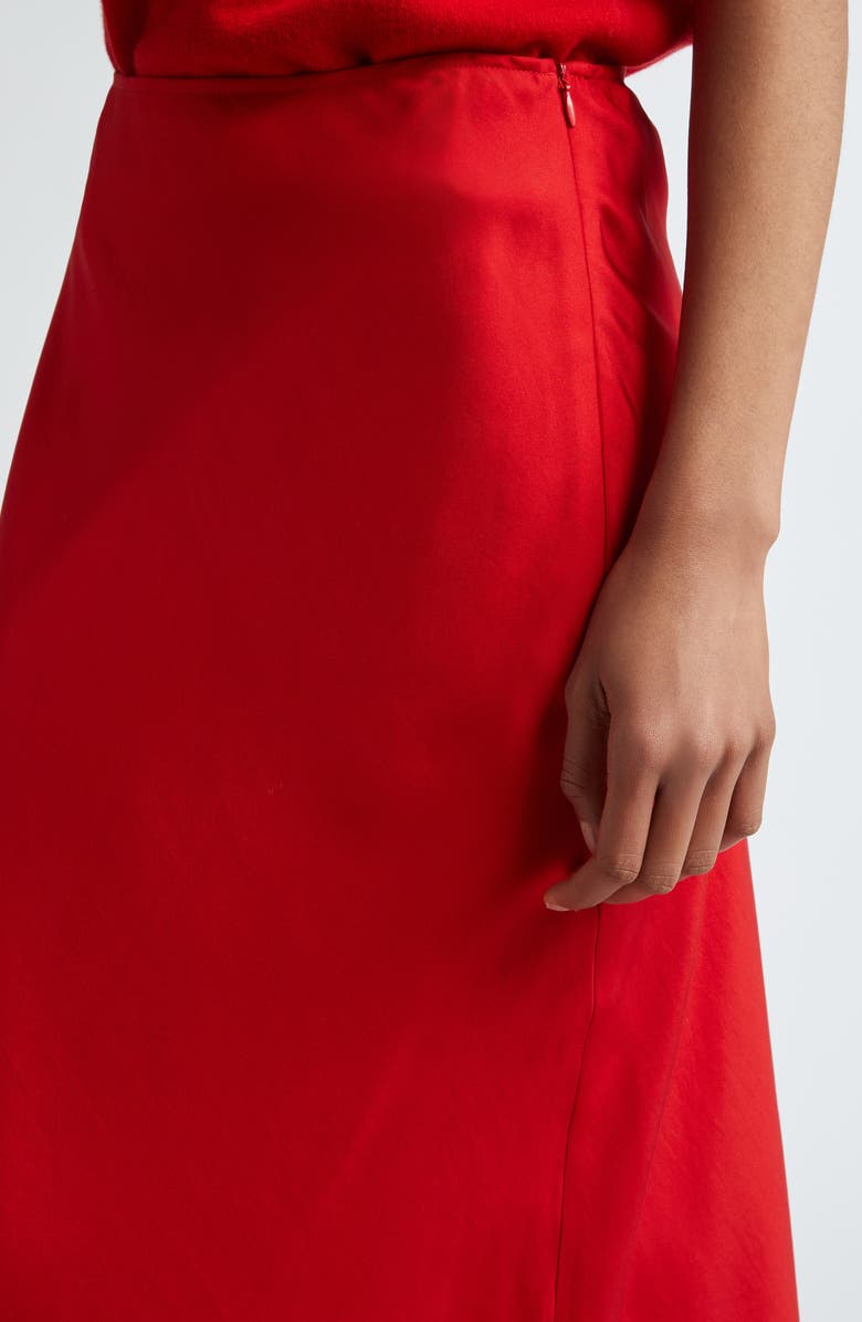 Róhe Silk Maxi Skirt, Alternate, color, Red