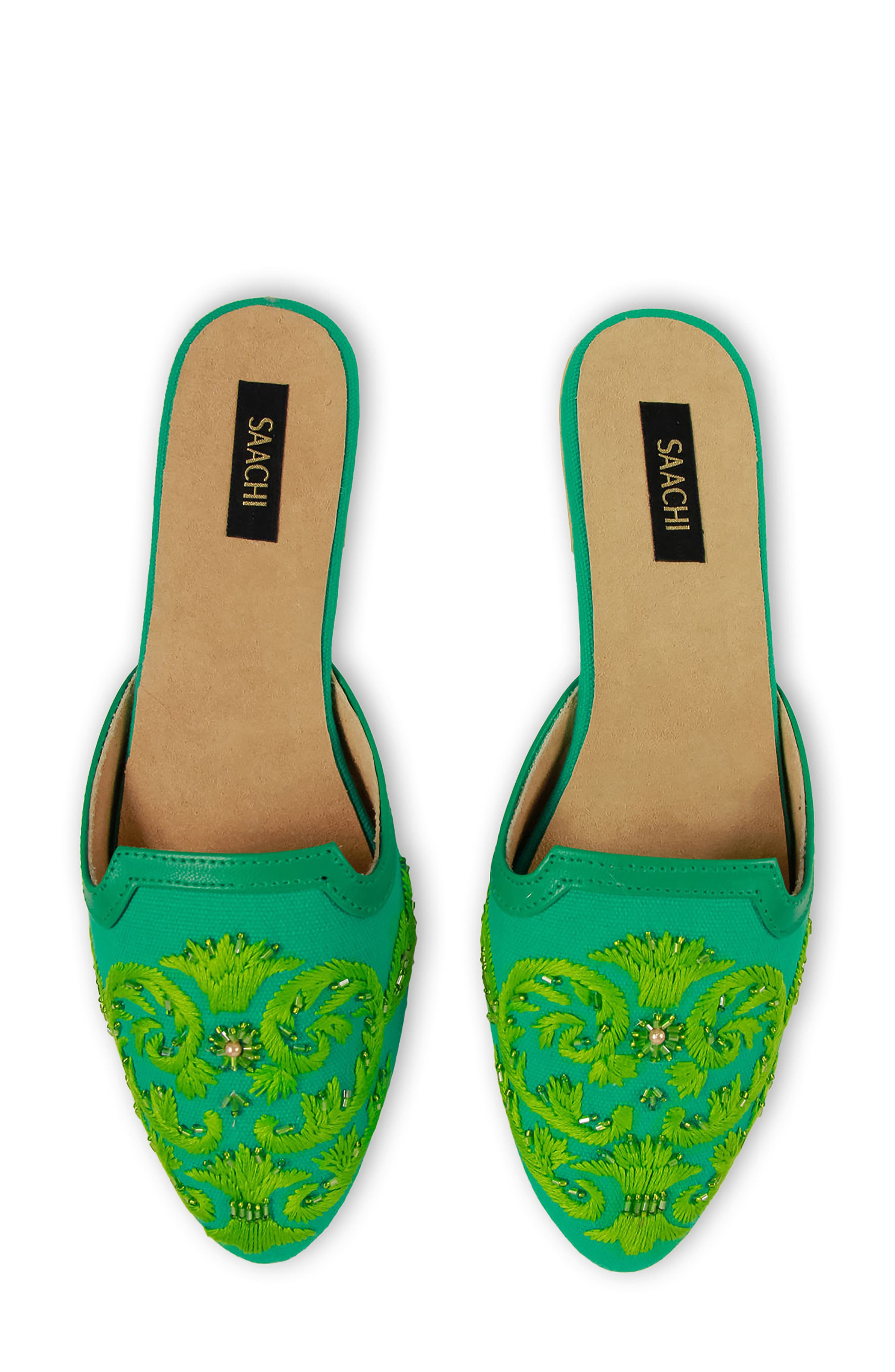 SAACHI Enchanted Flora Mule, Alternate, color, Green