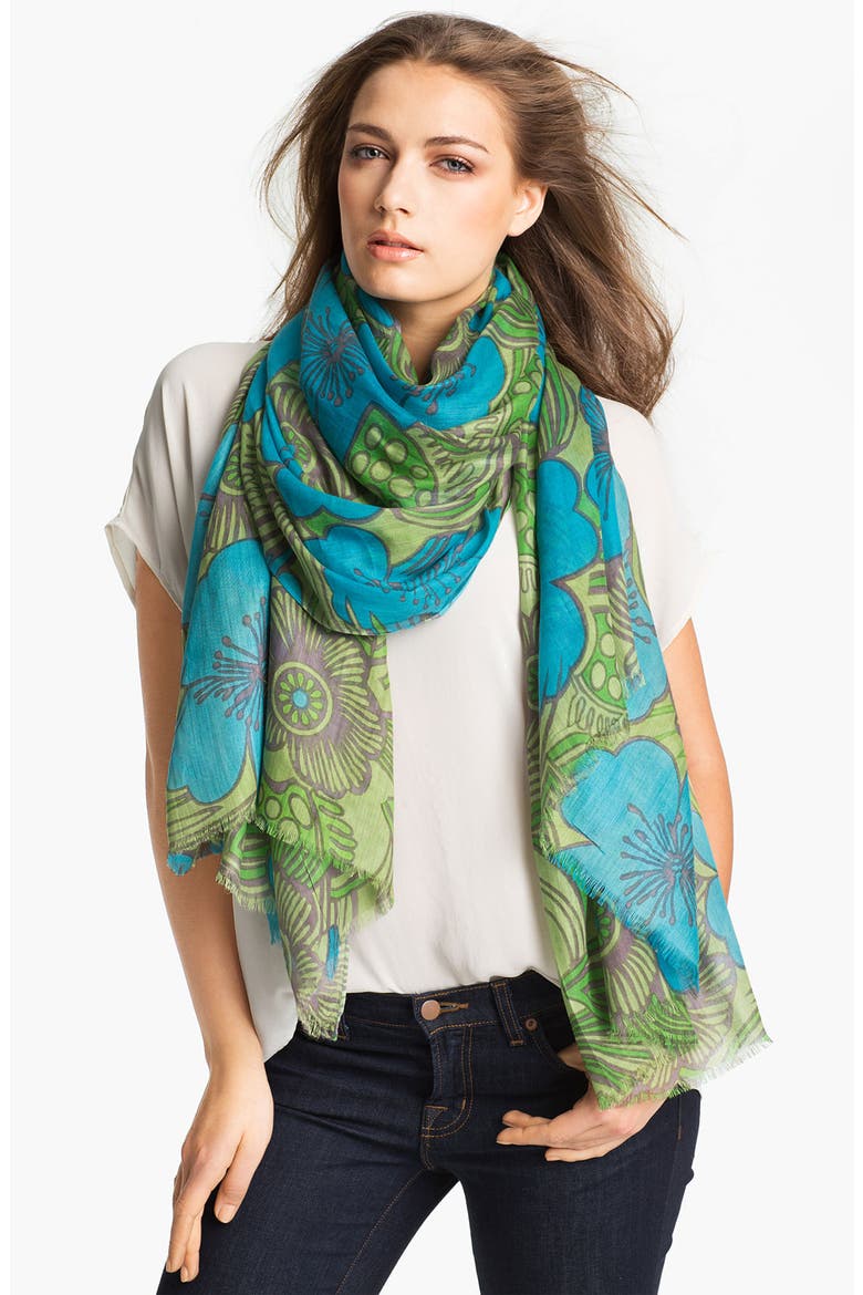 'Mastic' Scarf, Main, color, BLUE