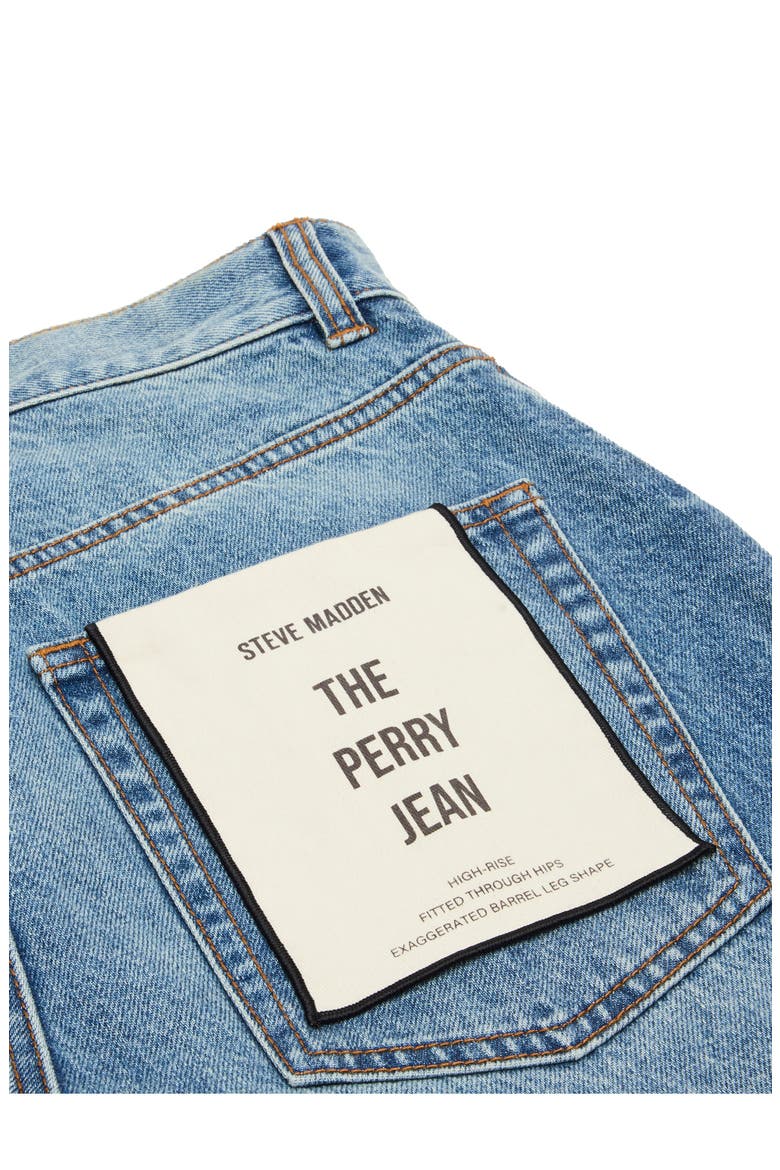Perry High Waist Barrel Leg Jeans, Main, color, IMPERIAL BLUE