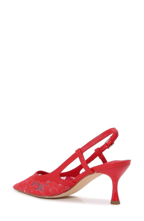 BERNESS BERNESS HEIDI LACE SLINGBACK PUMP