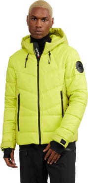Pajar Thebe Mixed Media Ski Jacket with Fixed Hood