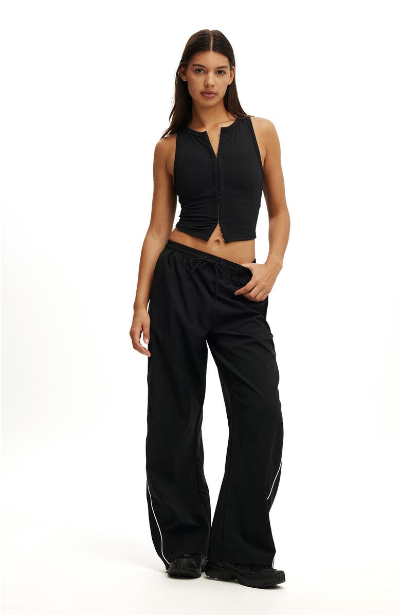 COTTON ON BODY Women's Active Baggy Woven Sweatpant, Main, color, Black