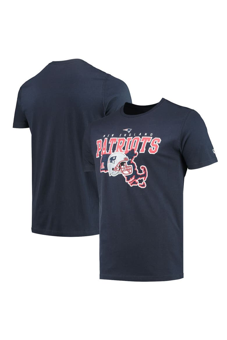 Men's New Era Navy New England Patriots Local Pack T-Shirt, Main, color, Navy