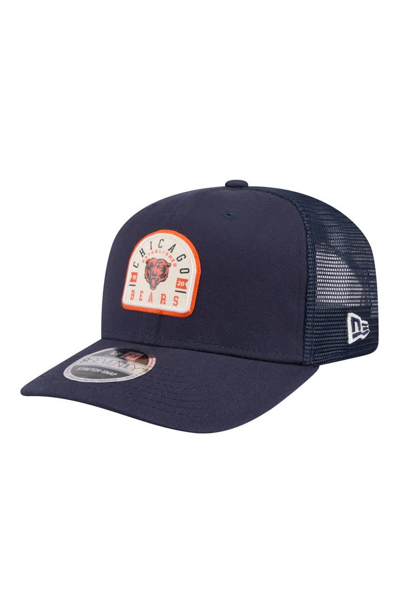 New Era Men's New Era Navy Chicago Bears Contest 9SEVENTY Adjustable Trucker Hat, Main, color, Navy