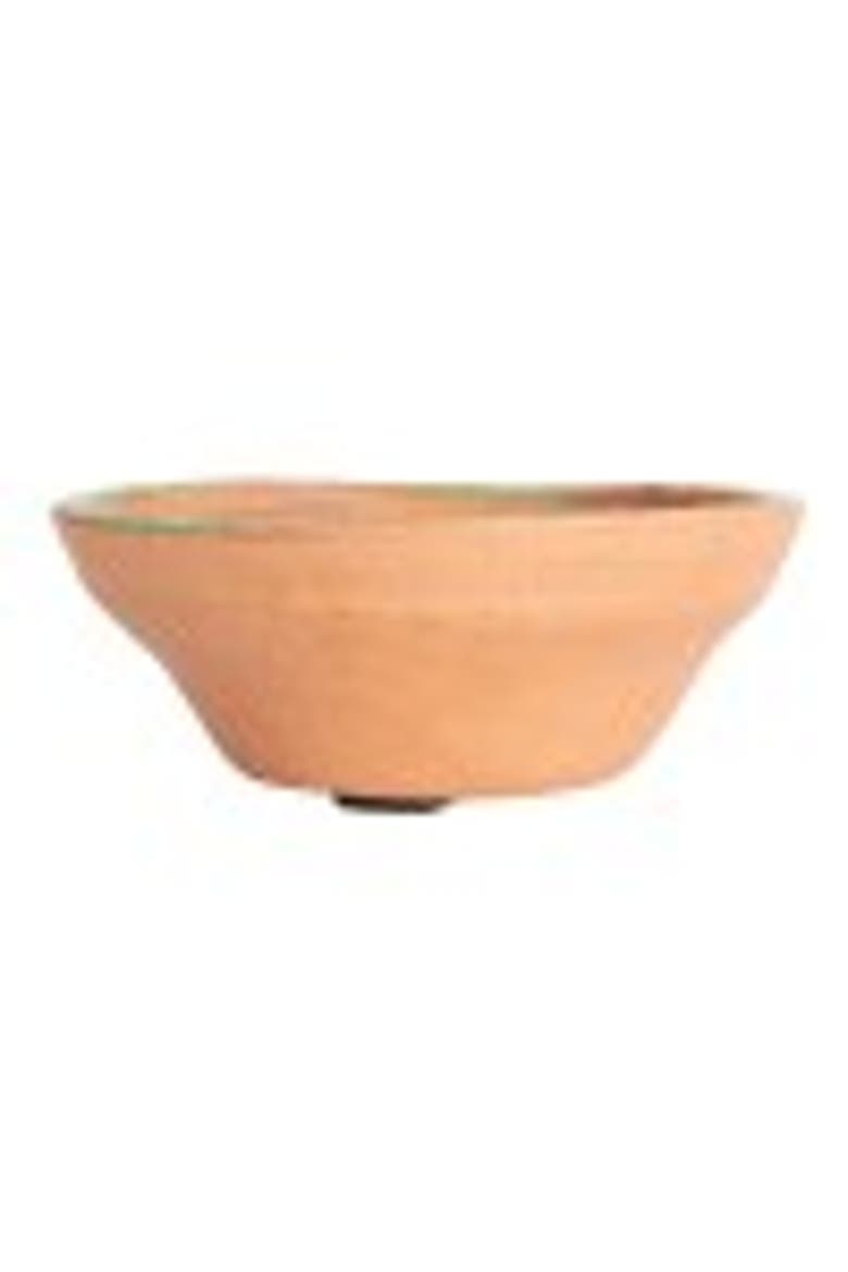 Terra-cotta Decorative Bowl, Multicolored, Alternate, color, Orange