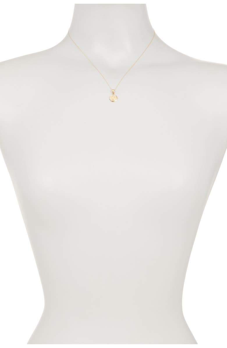 CANDELA JEWELRY 10K Yellow Gold Angel Cherub Pendant Necklace, Alternate, color, 