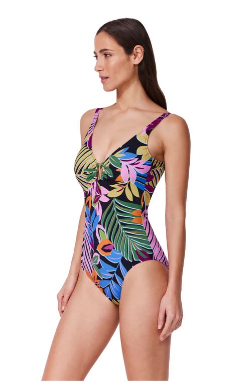 Profile By Gottex Costa Del Sol D-cup Tankini Top In Multi