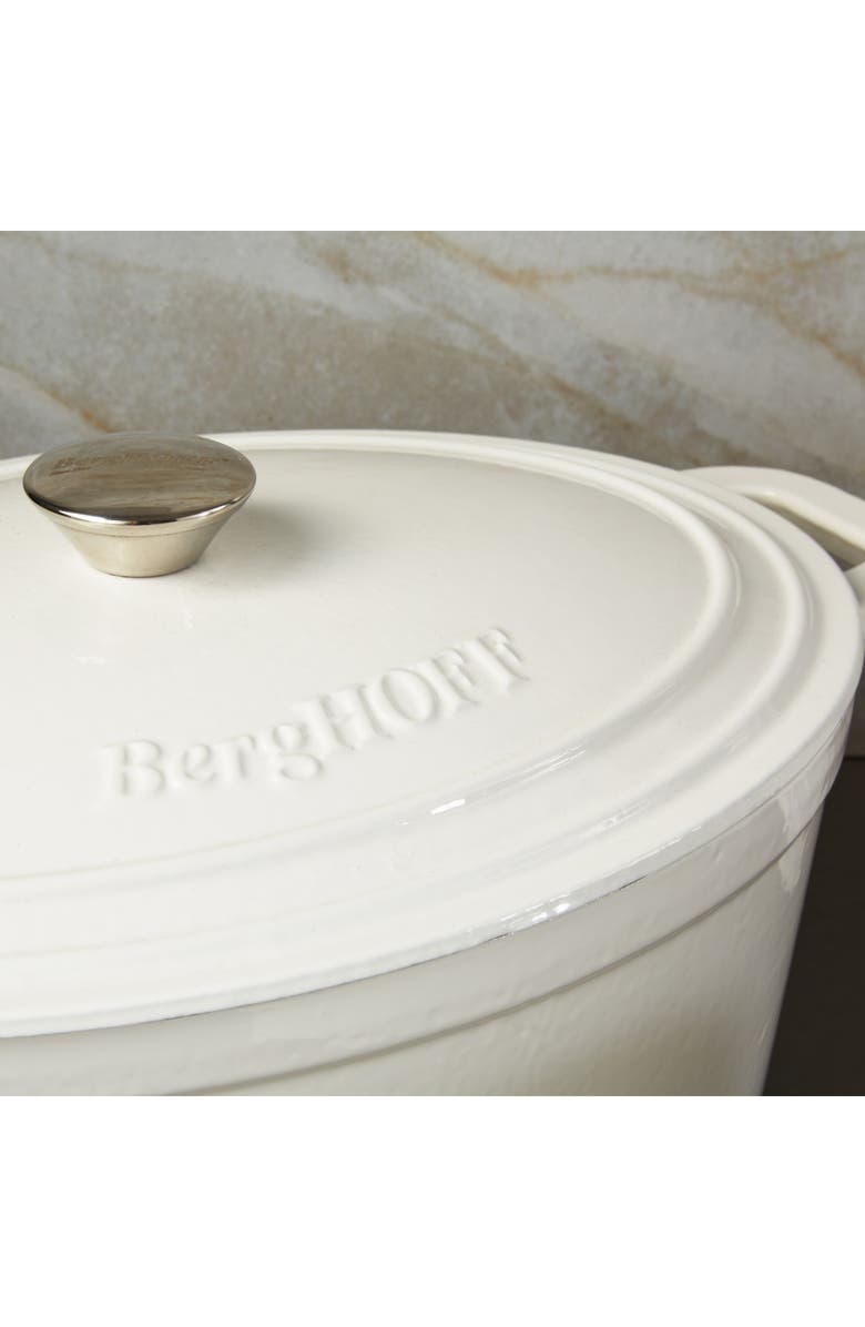 BergHOFF Neo 6-Piece Cast Iron Dutch Oven Cookware Set, Alternate, color, White