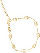 MacRae & Co. x SHARINA Faux Pearl Station Bracelet