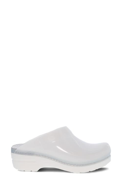 Dansko Sonja Platform Clog In White