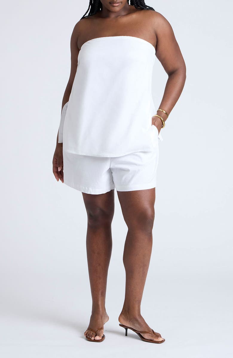 ELOQUII Easy Pull-On Shorts, Alternate, color,