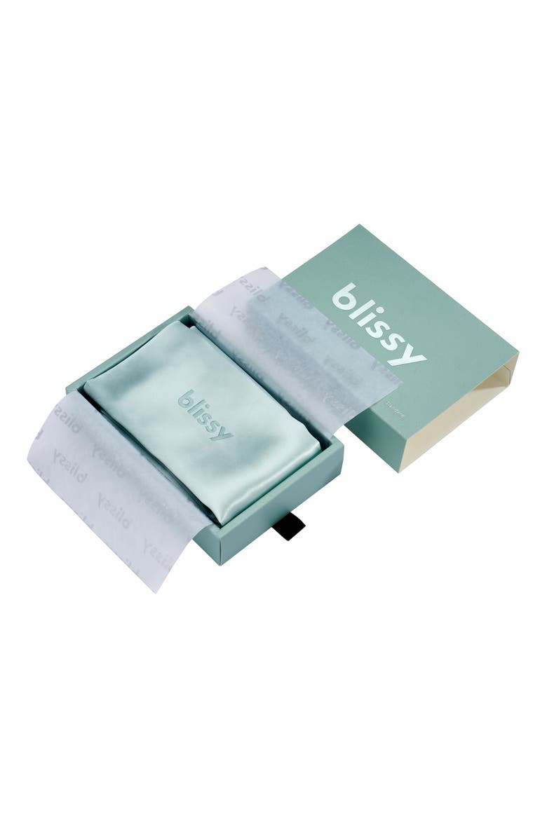Mulberry Silk Pillowcase, Alternate, color, MINT