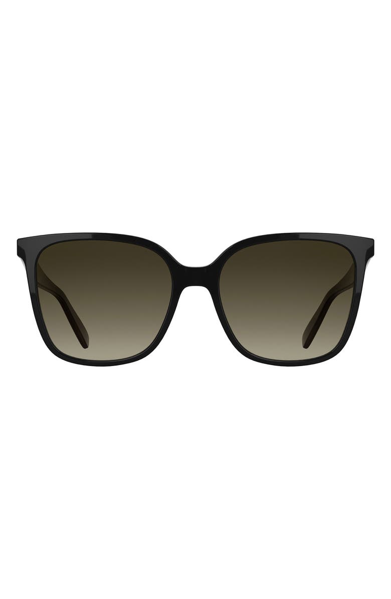 Longchamp Le Pliage 55mm Gradient Modified Rectangular Sunglasses, Main, color,
