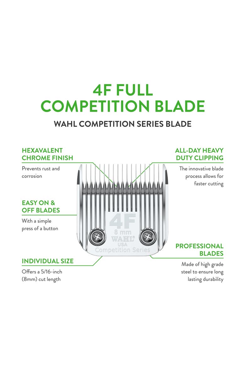 4F full competition steel blade, Alternate, color, Chrome