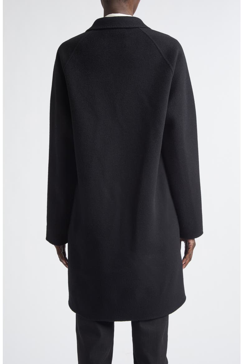 Wool & Cashmere Car Coat, Alternate, color, BLACK