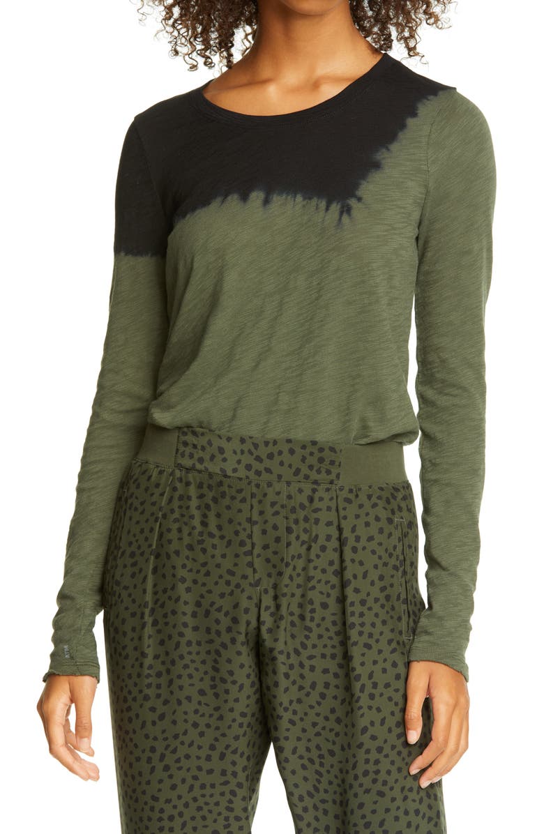 ATM Anthony Thomas Melillo Destroyed Wash Slub Jersey Tee, Main, color,