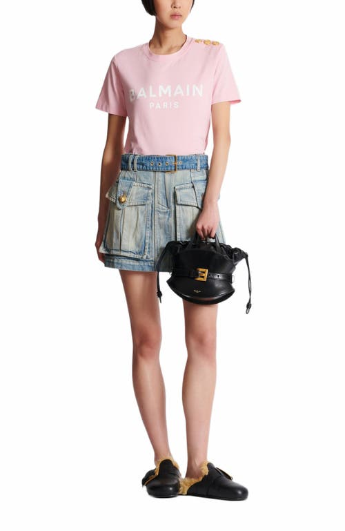 Balmain T Shirts And Polos Pink In Pink