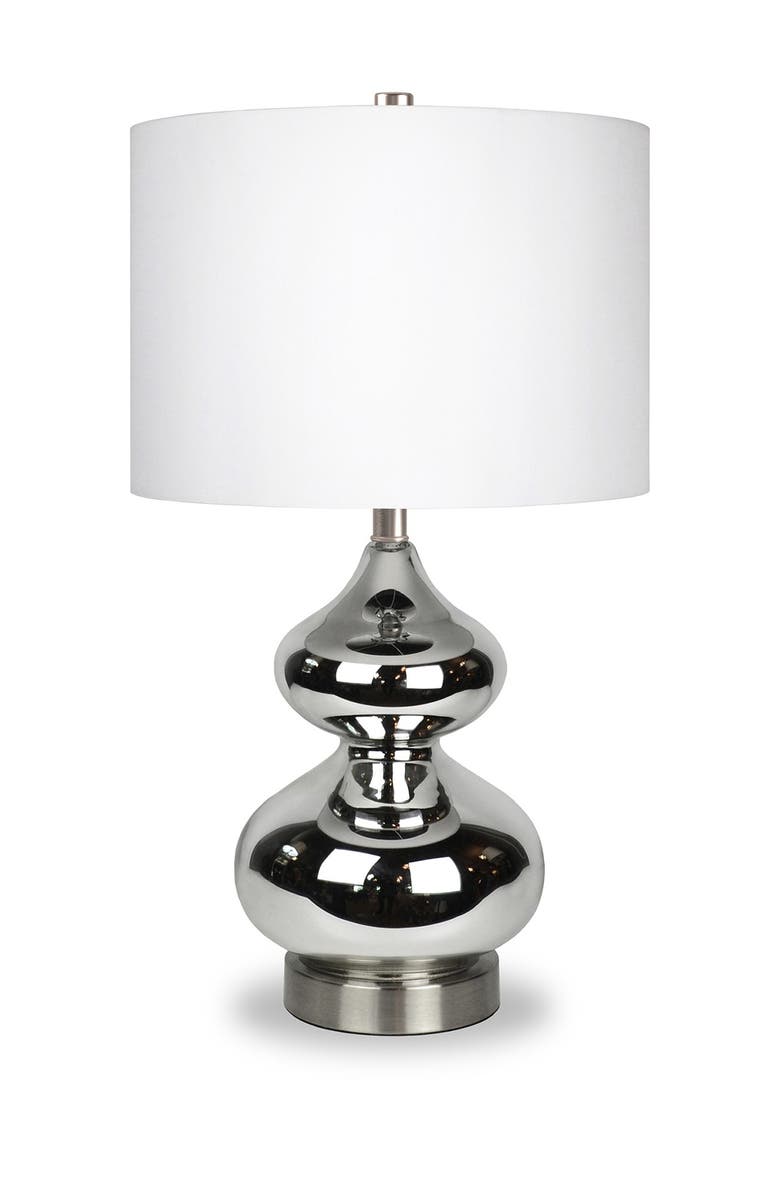 ADDISON AND LANE Katrin Table Lamp - Nickel Plated Glass, Main, color, 