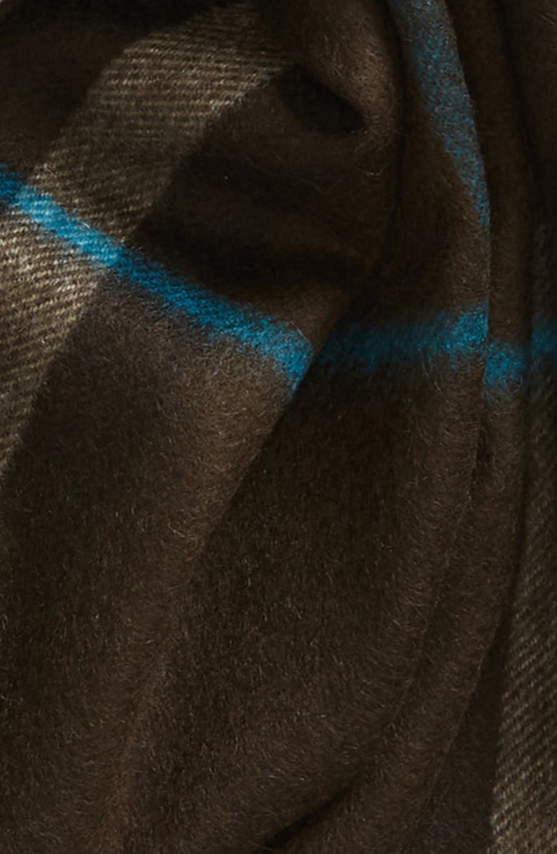 Burberry Giant Check Cashmere Scarf, Alternate, color,