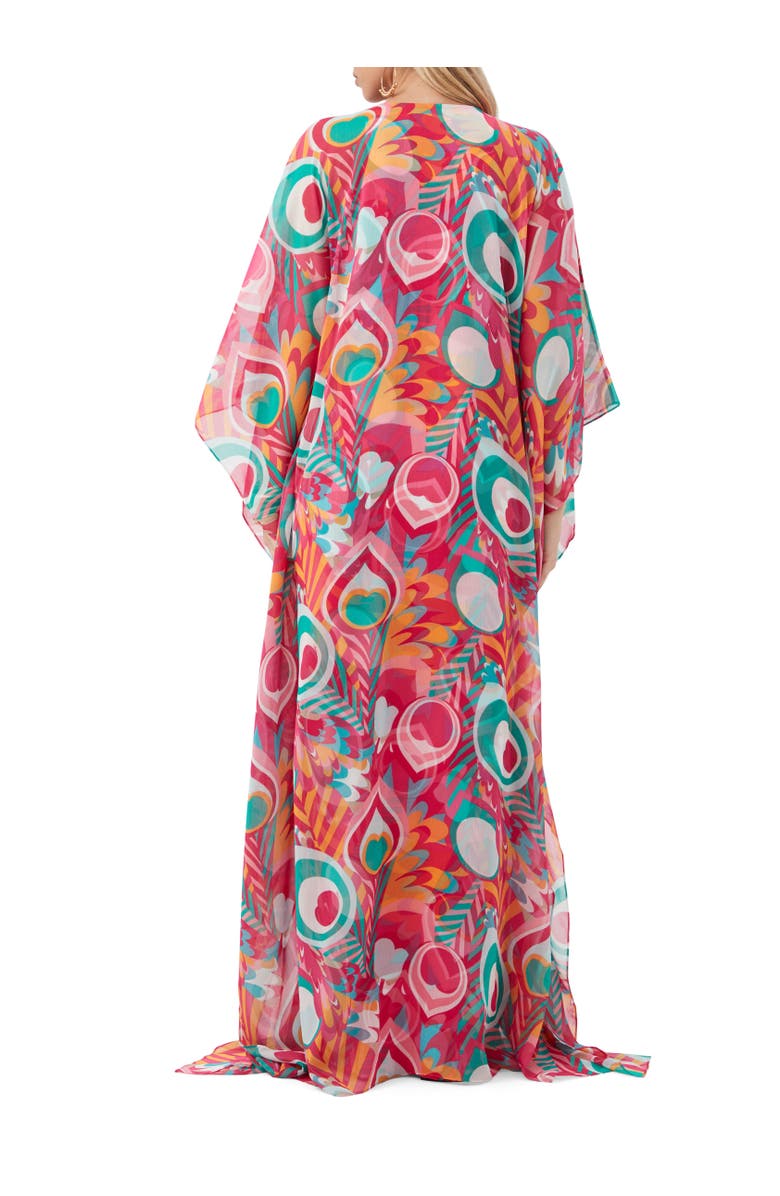 Trina Turk Printed Salon Maxi Caftan Dress, Alternate, color, 