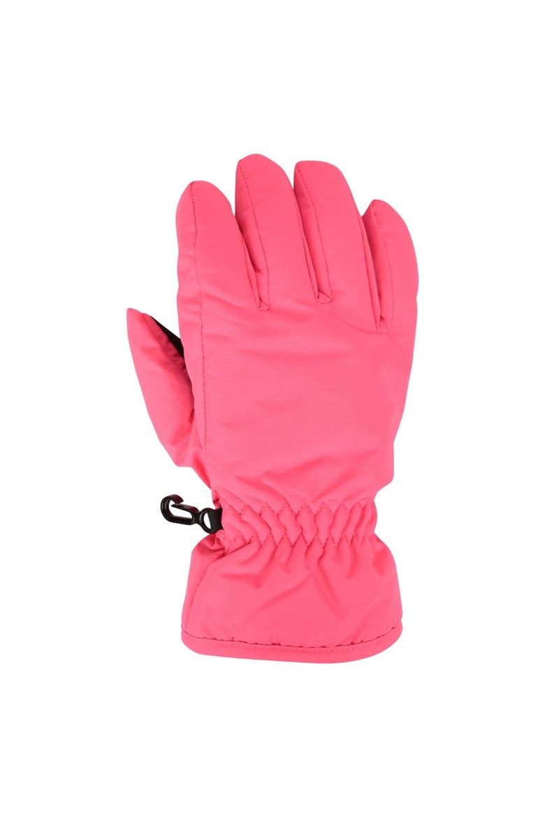 Childrens/Kids Ski Gloves, Main, color, Pink