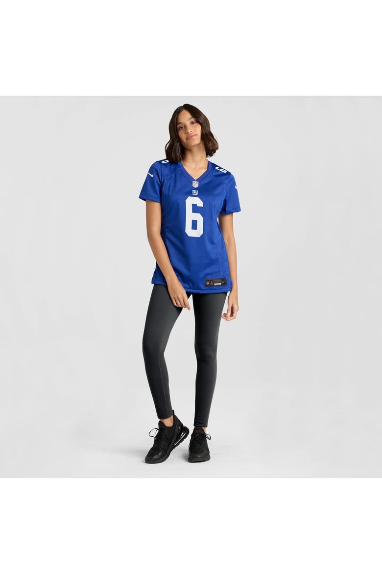Women's Nike Jaxson Dart  Royal New York Giants Team  Game Jersey, Alternate, color, Royal