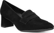 ara Ambrosia Pointed Toe Penny Loafer Pump