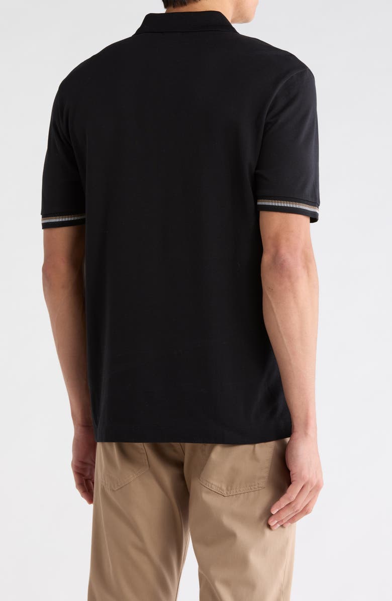 BOSS Parlay Knit Polo, Alternate, color, Black